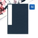【LINE友だちクーポン有】かみもん 御朱印帳 裂表 紺 Mサイズ 11×16cm 布表紙の御朱印帳 和紙 無地 きれ ご朱印帖 ご朱印帳 御朱印帖 御集印帳 ご集印帖 納経帳 蛇腹 アコーディオンノート 和本 お寺 神社 メンズ おしゃれ かわいい 令和 あす楽