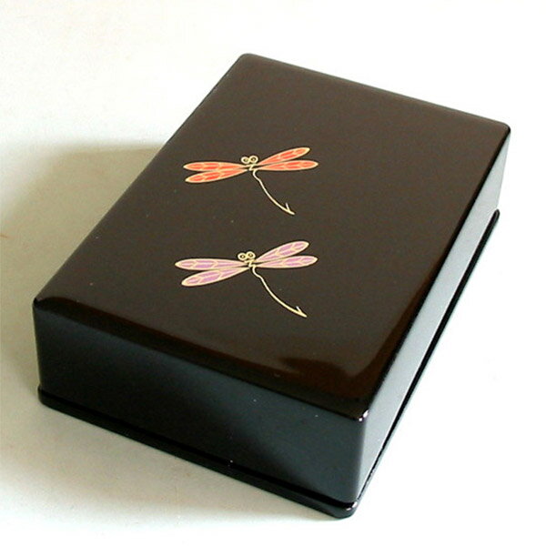 井助商店 MA-596 名刺箱 縁起漆絵「とんぼ」名刺入れ メーカー取寄品 名刺ケース 高級 漆 和小物 雑貨 和雑貨 プレゼント ギフト 父の日 (代引不可)