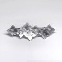 かざりや鐐 kzr-o-007 バレッタ「紫陽花」950銀 メーカー取寄品 花 アジサイ あじさい 髪飾り 髪留め ファッション 銀細工 銀 おしゃれ 高級 上...