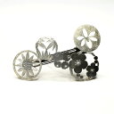 かざりや鐐 kzr-o-008 バレッタ「四君子」950銀 メーカー取寄品 草花 梅 竹 菊 蘭 髪飾り 髪留め ファッション 銀細工 銀 おしゃれ 高級 上品...