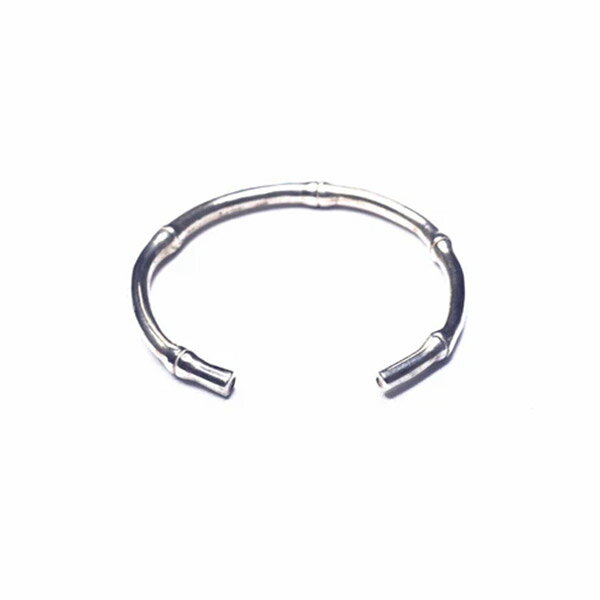 かざりや鐐 kzr-r-001 バングル「竹」950銀 メーカー取寄品 草花 腕輪 ブレスレット アクセサリー ファッション 銀細工 銀 おしゃれ 高級 上品 ...