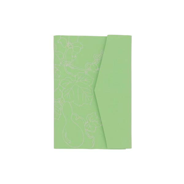 岡山工芸 薬帳・カードケース「ひょうたん」お薬手帳 通帳 文庫本 パストート 母子手帳 メーカー取寄品 シルク 絹 正絹 手描京友禅 友禅 和小物 雑貨 和雑貨...