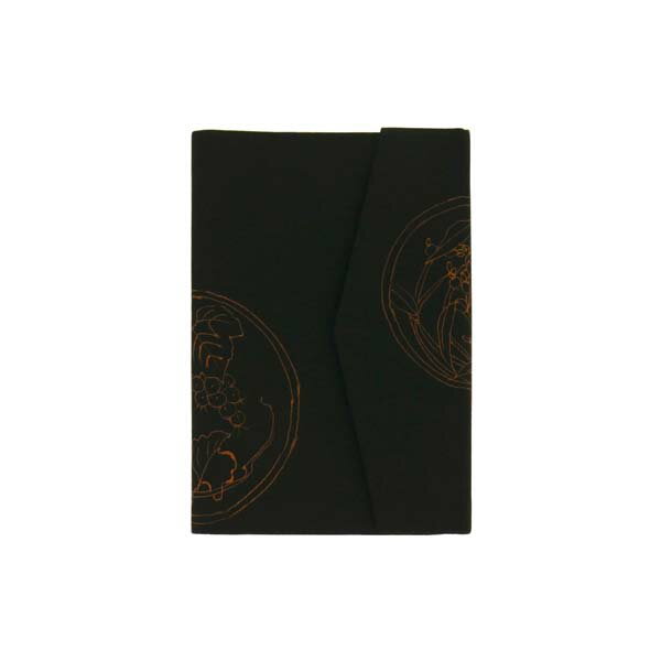 岡山工芸 薬帳・カードケース「ぶどう」お薬手帳 通帳 文庫本 パストート 母子手帳 メーカー取寄品 シルク 絹 正絹 手描京友禅 友禅 和小物 雑貨 和雑貨 小...