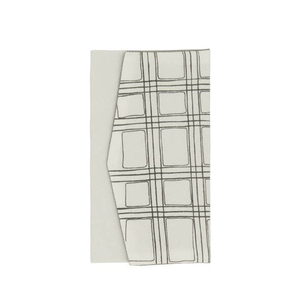 岡山工芸 念珠入れ ONE TONE「格子(白)」手描き京友禅 メーカー取寄品 チェック ウィンドウペン 数珠 数珠入れ 念珠 袱紗 ふくさ 京友禅 アクセサリ...