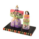 木村桜士堂 A460817 陶製雛人形「春彩立雛(淡彩)」メーカー取寄品 雛人形 陶器 お雛様 おひなさま ひな人形 かわいい コンパクト おしゃれ 高級 上品 雑貨 プレゼント ギフト @(代引不可)