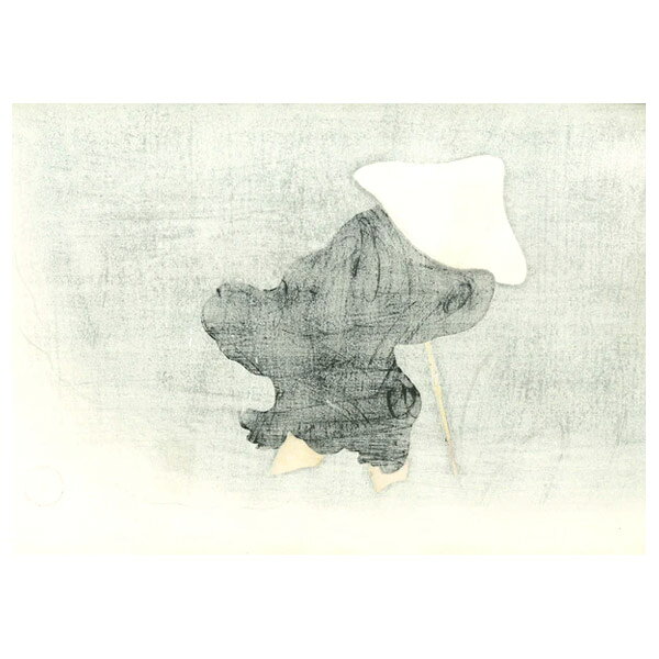 京のもん 京都の名店・名品・良品の芸艸堂 木版画 神坂雪佳「No.13 巴の雪」メーカー取寄品 雪景色 吹雪 版画 インテリア 和風 和雑貨 おしゃれ 高級 上品 雑貨 プレゼント ギフト｜アングル2