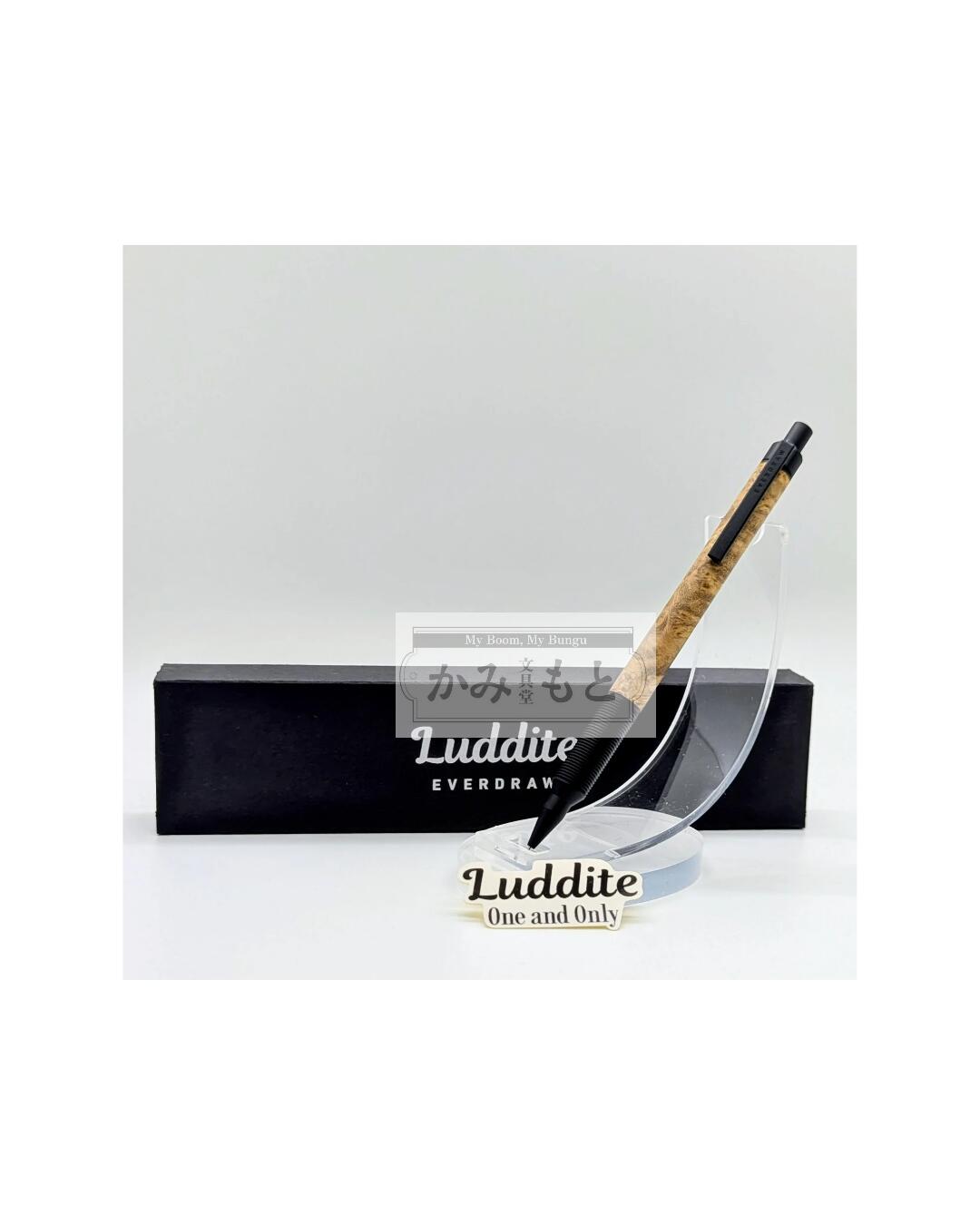 乐天商城 - 【数量限定モデル】銘木 マーブルウッド Luddite（ラダイト）ペンシル EVER DRAW Wood Model 銘木モデル 0.5mm LDWBC-MP4MB-05