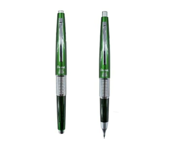 乐天商城 - 【限定】 ぺんてる/Pentel KERRY（ケリー） レトログリーン 0.5mm 万年CIL シャープペンシル 　P1035-TDKS