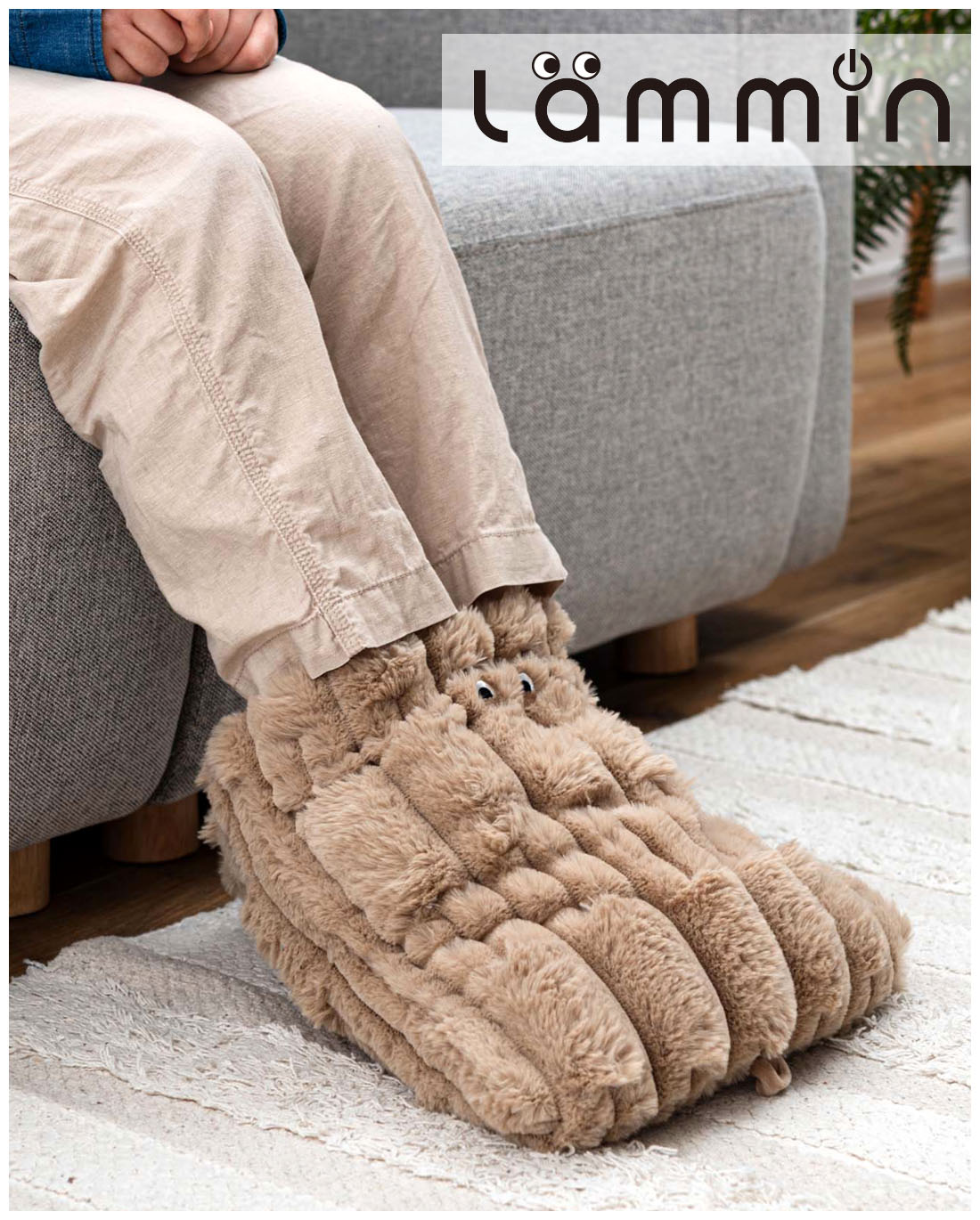 フットウォーマー USB式 足元ヒーター フットヒーター 3段階温度 リモコン付き コーデュロイ風生地 お..