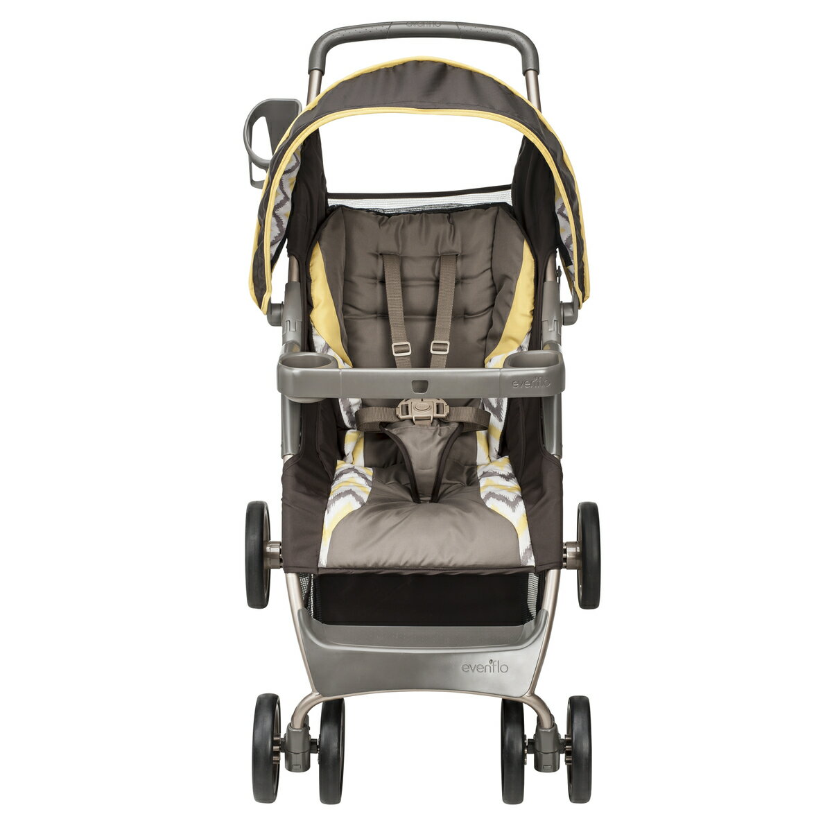 A型タイプベビーカー FlexLite Stroller フレックスライト・ベビーカー （カラー：サンセット）リクライニング カップホルダー付 スナックホルダー付 日よけ おしゃれ かわいい ベビー用品 ベビー 出産祝い 子供 赤ちゃん イーブンフロー evenflo