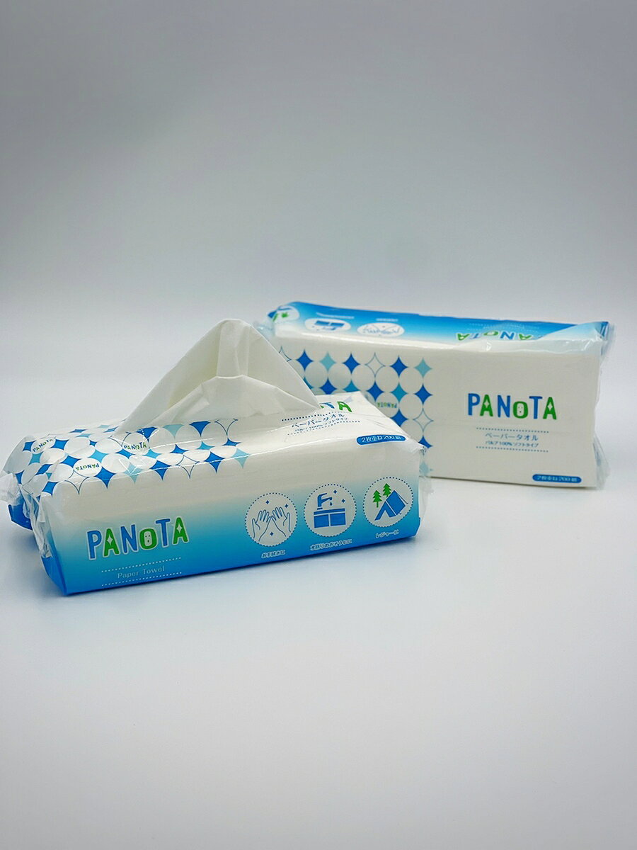 PANOTA（パノタ） ペーパータオル200W ソフトタイプ 30個入 大容量 柔らか 日本製 お手拭き キッチン周り・水回り周りに 洗面所に レジャーに ペットシートにも 3