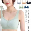 ノンワイヤー 接触冷感 薄い 極薄 冷感 【送料無料】ナイトブラ ブラトップ インナー シームレス 響かない ブラ ブラジャー 肌着 下着 通気性 メッシュ 透け感 シースルー レディース 軽い 軽量 涼しい ひんやり ブラジャー(4)