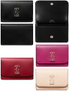 Cartier カルティエドゥーブルCロゴ二つ折りカードケースフラップ付き名刺入れ2つ折りカードホルダーCDECARTIER Cゥカルティエカーフスキンレザー 名刺ケースブラック フューシャピンク チェリーレッド パウダーピンク 新品未使用【中古】(4)