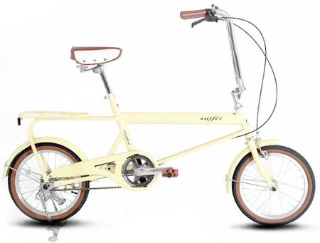 ペットとお散歩ツーリングハンドルトップバスケット搭載16インチ自転車ワイヤーバスケット オレンジ リアキャリアホワイト オレンジ クリームダイナモライト装備ペット乗せ自転車 犬 猫乗せ鋲打ちテリーサドル安定感のある前カゴ ベル Kaminorth