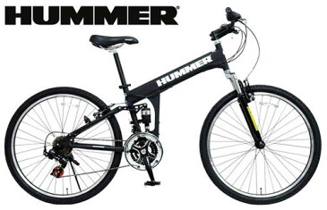ハマー　　26インチ自転車　マウンテンバイク　ダブルサスペンション搭載＆シマノ製18段変速＆フロント＆リアサスペンション搭載HUMMER 26inch BIKE