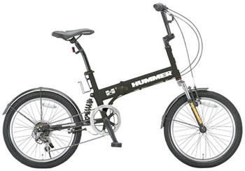 ハマー Wサスペンション 20インチ 折り畳み自転車HUMMER シマノ製6段変速ギア搭載アメリカの軍事ブランドと言えばハマー強くて頑丈なイメージをそのままモデル化レッド イエロー ブラック ホワイト