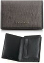 ブルガリ 名刺入れ BVLGARI CARDCASEブルガリ カードケースメタルロゴ 名刺入れWEEKEND メタルロゴウィークエンドコーティッドヘリテージキャンバスブラック ダークグレーPVCキャンバス