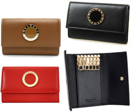 BVLGARI KEYCASE֥륬 6Ϣࡼ쥶 ۥ磻ȥ饤ȥɥ󥰥ץ졼ȥå ֥饦 ֥å...