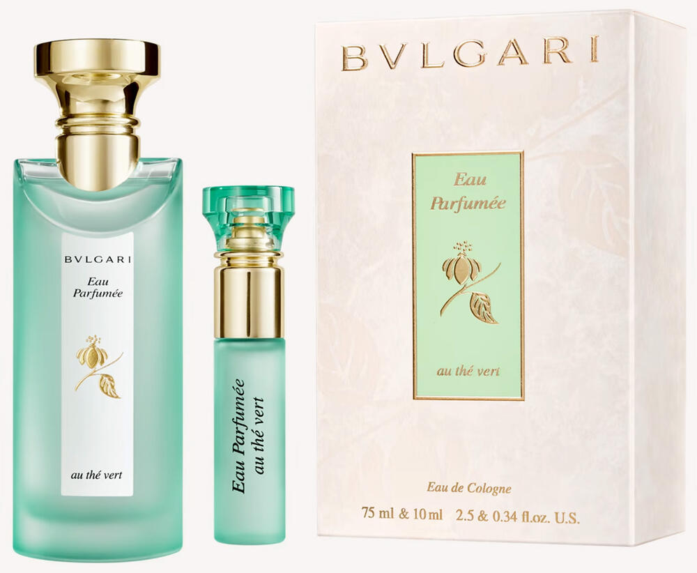 BVLGARI ブルガリレディース オーデコロン 香水オ パフメ オーテヴェール 75ml+10ml女性用 オパフメ フレグランスオパフメオーテヴェールキットギフトセットおしゃれギフト 友人や彼女へのプレゼントにエメラルドグリーン 落ち着きのある香り