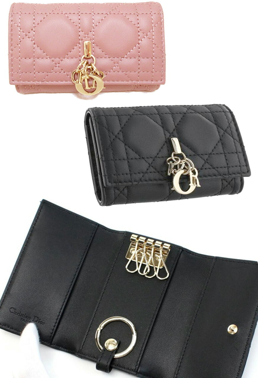 Christian Dior ꥹǥǥ դ4Ϣʡॹ쥶D.I.O.R.󥰥㡼 ۥǥǥ ֥å 졼 ԥ ֥饦LADY DIOR M900BKM81BBLM89PPK