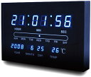 RpNgTCYȂԁbjxCɕ\CeAdzCgt[~u[LEDNbNubN sNÈłłȒPɊmFł|vBLUE LED WALL CLOCK