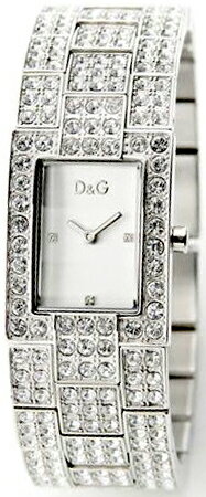 DOLCE＆GABBANAドルチェ＆ガッバーナウォッチ シエストチックD&G TIME WATCH C'est chicラインストーンベルト シルバーバンド リストウォッチブレスレットアクセサリー腕時計 アナログドルガバ セック ディー＆ジーレディース