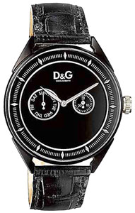 ドルチェ＆ガッバーナ 腕時計 ジミーD&G TIME watch JIMMY'Z DW0420BKBK日付＆曜日表示ブラック レザーベルト カジュアルDOLCE＆GABBANA ドルガバ ディー＆ジー メンズ