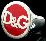 ドルガバ 指輪 D&G リングレッド×シルバーリング ラウンド シンプルロゴJewelry Ring 10号 13号 15号 16-17号 18号 21号DJ0065 DJ0066 DJ0067 DJ0068 DJ0069 DJ0070 DOLCE&GABBANA 指輪ドルチェ＆ガッバーナ ドルガバ指元のアクセントにディー＆ジー