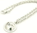 DOLCE&GABBANA ペンダントネックレスシルバーロゴドームトップシルバーチェーン 御碗型アクセサリーPENDANT NECKLACEドルガバ ドルチェ&ガッバーナJewelry DJ1021ドルガバ D&G ディー&ジーメンズ レディース