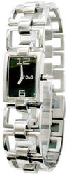 D&G 腕時計ドルガバ　アナログウォッチ コマンチブラック文字盤×シルバーDOLCE&GABBANA COMANCHEDW0199ディー＆ジーレディースドルチェ＆ガッバーナアクセサリー　ブレスレット