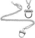 D&G ドルチェ&ガッバーナペンダントネックレス シルバー馬蹄型アクセサリー プレゼントとしてメンズ レディース 男女兼用DOLCE&GABBANA ドルガバDJ0985PENDANT NECKLACE