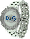 ドルチェ&ガッバーナ ドルチェ＆ガッバーナ 腕時計ドルガバ ウォッチ プライムタイムD&G TIME watch PRIME TIME DW0535アナログ ラインストーンステンレスブレスDOLCE＆GABBANAホワイト×ブルーロゴディー＆ジー