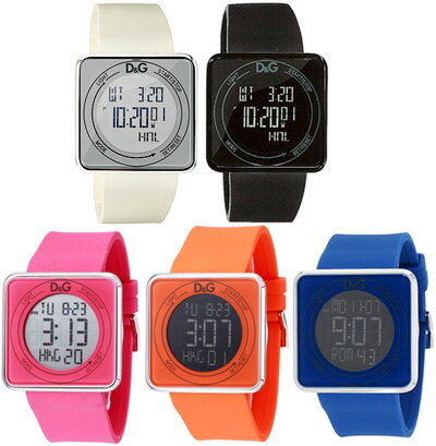 DOLCE&GABBANAD&G WATCH HIGHCONTACTドルチェ&ガッバーナドルガバ デジタルウォッチ 腕時計ハイコンタクトブラック ホワイト DW0734BKDW0735WHピンク オレンジ ブルー DW0737PKDW0738ORDW0736BL