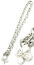 DOLCE&GABBANA ペンダントネックレス四葉型プレート ホワイトクローバー×シルバーロゴアクセサリー あずきチェーンPENDANT NECKLACEドルガバ ドルチェ&ガッバーナJewelry DJ0879 ドルガバ D&G ディー&ジー花びら メンズ レディース 男女兼用