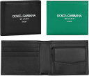 Ｄ＆Ｇ 長財布（メンズ） DOLCE&GABBANA D&Gドルチェ＆ガッバーナ ドルガバ小銭入れ付き二つ折り財布ホワイトミラノロゴカーフスキンレザー ブラック グリーンメンズ レディース バイフォールドウォレット2つ折り長財布 HNII7GNHNII7BK