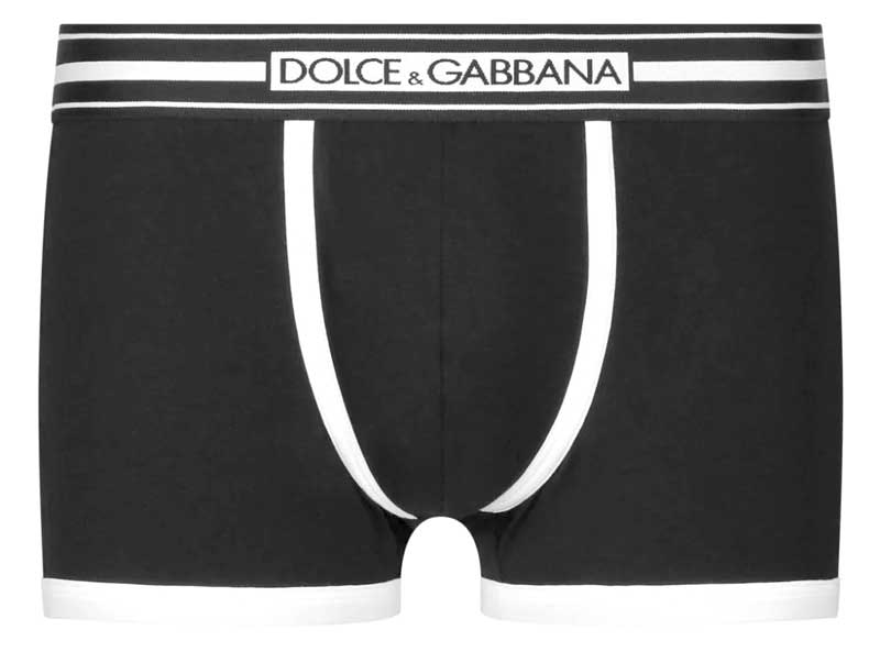 DOLCE&GABBANA D&G ドルチェ＆ガッバーナメンズ おしゃれ ボクサーパンツホワイトライントリム ボクサーブリーフパンツブラック ライン ホワイトエンドライン アンダーウェアドルガバ ディー＆ジー UNDER WEAR