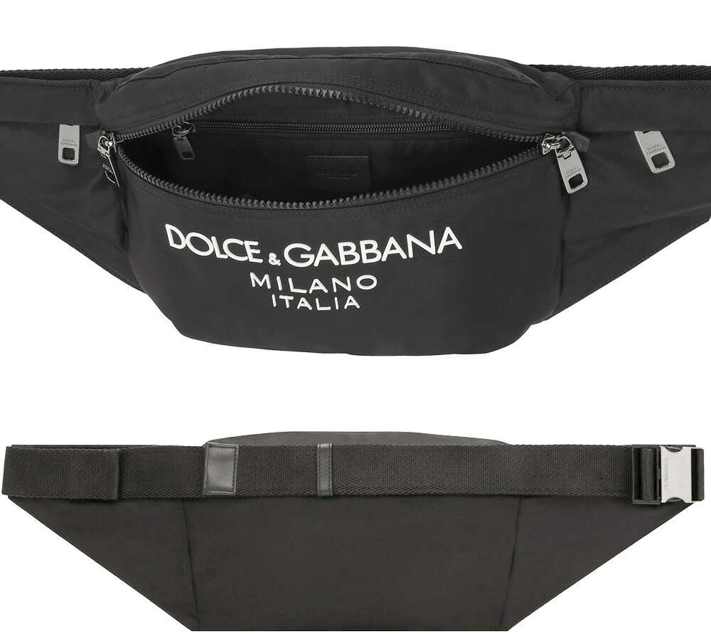 DOLCE&GABBANA D&G�ɥ���������åС��� �ɥ륬�Х�� ��ǥ����� �����ꥢ���ܥǥ��Хå� �������ȥݡ����������������ɡߥ���С������ץ졼�� �������ȥХå��֥�å� 8B956BK