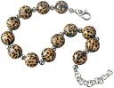 D&G Jewelryドルチェ&ガッバーナペンダントネックレス ジュエリー シルバーチェーンレオパードボール 豹柄玉 ヒョウ柄PENDANT NECKLACEアクセサリー プレゼントとしてDOLCE&GABBANAJewels DJ0653ドルガバ レディース