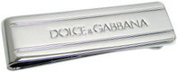 DOLCE＆GABBANAドルチェ＆ガッバーナシルバー　マネークリップ　ロゴ刻印D&G アクセサリー 財布BP1400 A9010 8M806ドルガバ　メンズお札を簡単に挟めますお財布を持ち歩くのは好まないといった方に