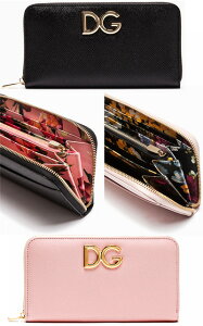 DOLCEGABBANA D&GɥåСʾդ饦ɥեʡĹDG ɡե󥫡ե쥶ԥ ֥å ɥ륬в եƥå ץ DAUPHINE FALF LEATHER HFE10PKHNE37BK åץ󥰥å