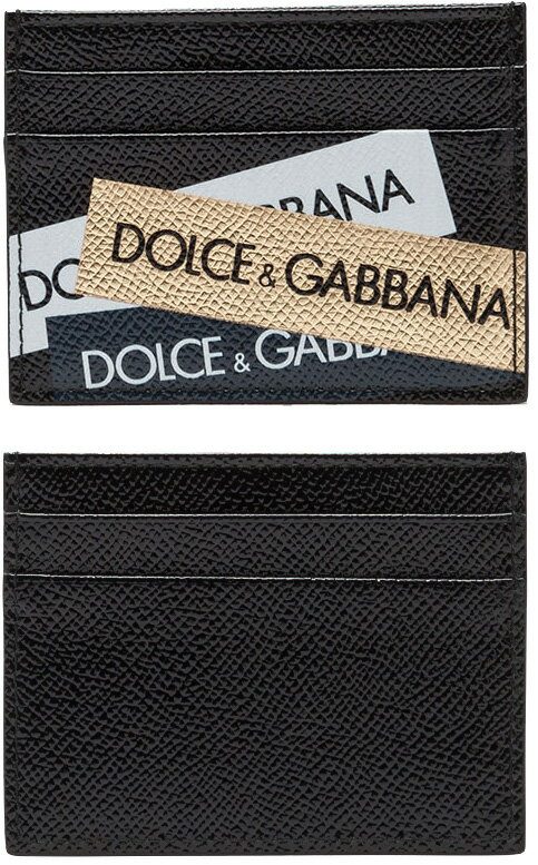 ドルチェ&ガッバーナ 定期入れ・パスケース DOLCE&GABBANA D&Gドルチェ＆ガッバーナ定期入れ カードケースドルガバ メンズパスケース 名刺入れブラック ホワイト×ゴールド×ブラックCARD PASS CASE定期入れ クレジットカードケースディー＆ジー カードホルダー88V038BK-GDWHBK