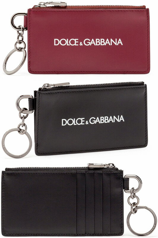 【楽天市場】DOLCE&GABBANA D&Gドルチェ＆ガッバーナ ドルガバ小銭入れ付きファスナーカードケーススムーズカーフスキンレザー