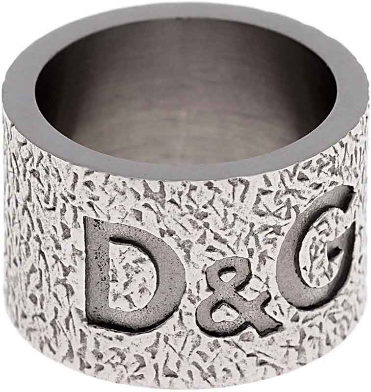 ドルガバ 指輪 D&G リング ジュエリーワイドシルバーリング シンプルロゴJewelry Ring 14号 16号DJ0824 DJ0825DOLCE&GABBANA 指輪ドルチェ＆ガッバーナ ドルガバ指元のアクセントにディー＆ジー