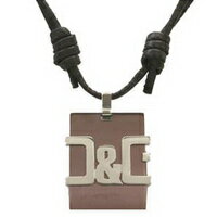 ドルチェ＆ガッバーナ D＆G ネックレスDJ0732 ドルガバ ブロンズ チョーカー牛革ネック ファッション プレゼント