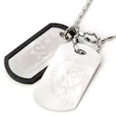 ディーゼル DIESEL ペンダントネックレスディーゼル ダブルプレート ドッグタグ シルバー アクセサリー メンズPENDANT NECKLACEDX0011