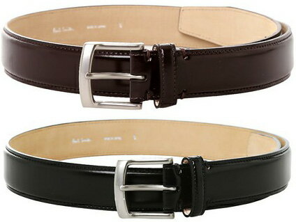 Paul Smith ݡ륹ߥ󥺥쥶ɥ쥹٥ɽ̤饳ɥХǺ֥å ֥饦ȥåץԥХåCORDOVAN LEATHER BELTĤˤ⥫奢ˤϤʥɥХ쥶