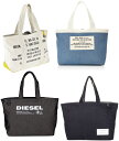 DIESEL ディーゼル トートバッグリバーシブルトートバッグキャンバスホワイト×デニムブルーホワイトロゴパッチブラックコットンキャンバスショッピング ショルダーバッグ鞄 カバン かばんPR012T018WHBLTOTE SHOULDER BAG