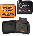 DIESEL ディーゼルラウンドファスナー小銭入れ付き二つ折り財布アローロゴ オレンジ ブラック耐水性＆防汚性に優れたターポリンラウンドジップウォレットパワーステーション 2財布 ZIPPIHIRESHXSWALLET