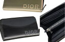 ディオール 長財布（レディース） DIOR HOMME ディオールオム小銭入れ付きラウンドファスナー長財布ロックステッチロゴブラック×グレー ブラウン×カーキスムースカーフスキン レザーロングウォレットクリスチャンディオール Christian DiorH05HKHH869BK 長札 さいふ サイフ