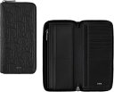 DIOR HOMME ディオールオム メンズ小銭入れ付きラウンドファスナー長財布ブラック エンボスグラビティレザーディオールオブリーク カーフスキンレザーイタリア製バーティカルロングジップウォレットクリスチャンディオール 長札 Christian Dior H00N(4)